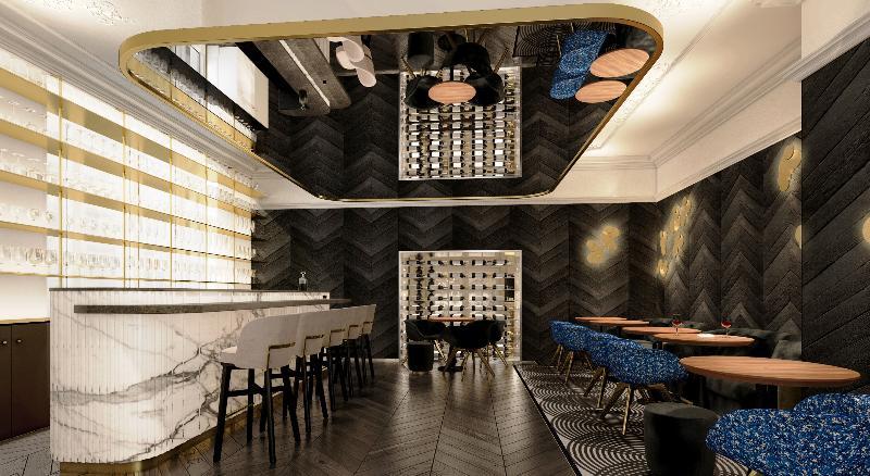 ลา เคลฟ ชองเซลิเซ ปารีส บาย เดอะ เครสต์ คอลเลคชั่น Hotel ภายนอก รูปภาพ Interior of the restaurant